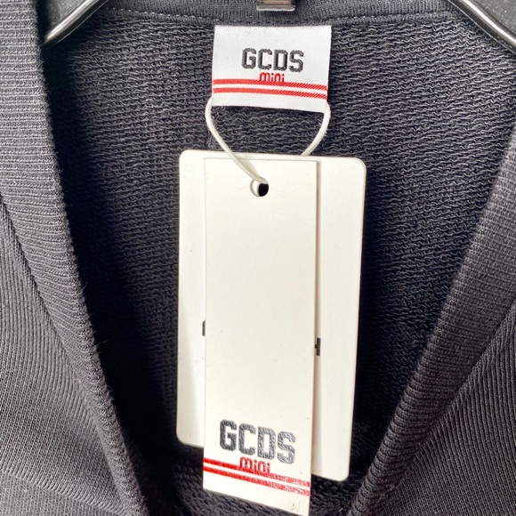 GCDS Kids Colorblock Logo Pullover Sweatshirt - Picture 6 of 10